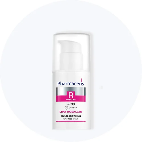 Pharmaceris R Rosacea SPF 30 UVB HEV IR LIPO-ROSALGIN MULTI-SOOTHING DAY face cream