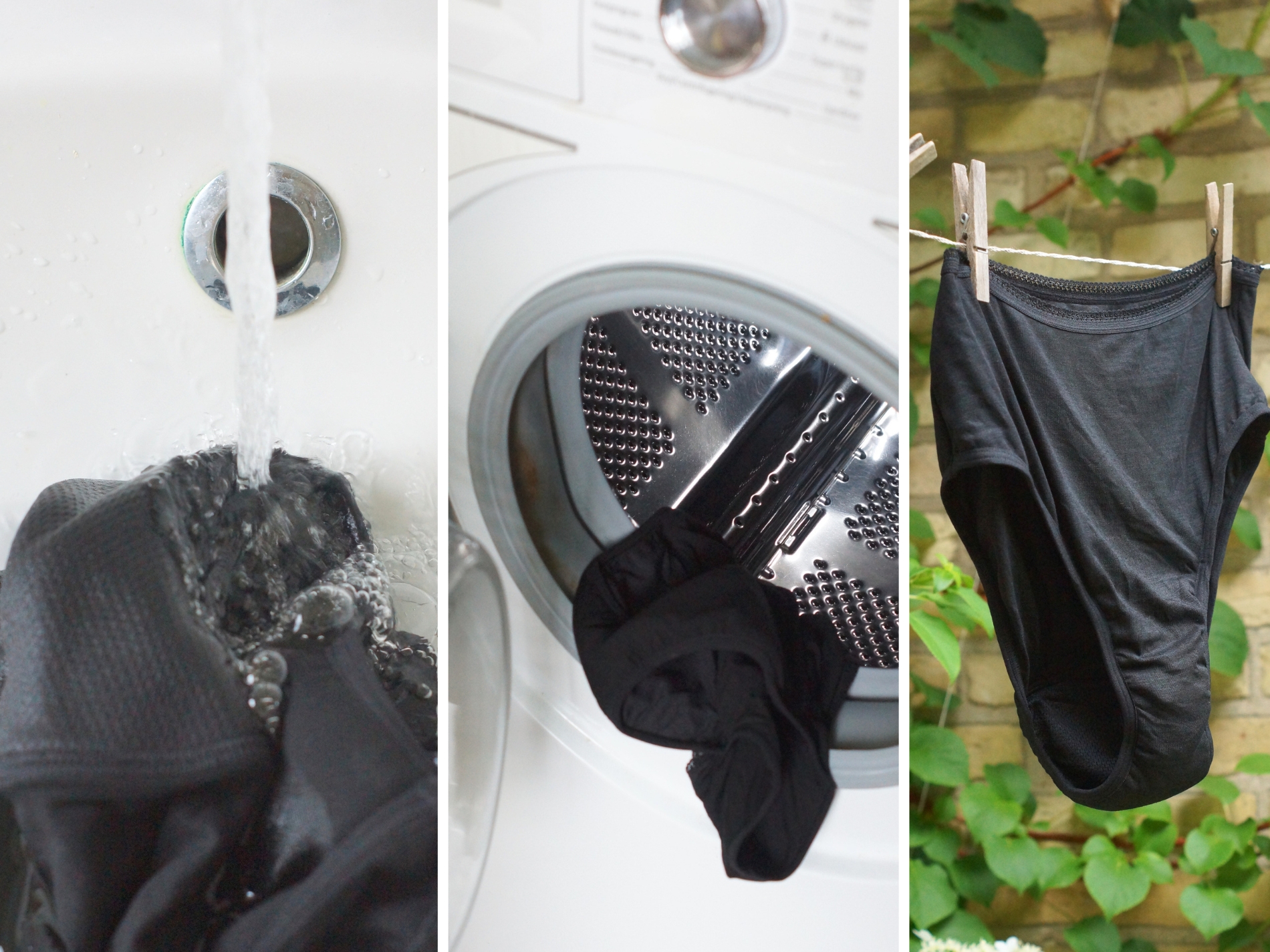 Vask af menstruationstrusser guide