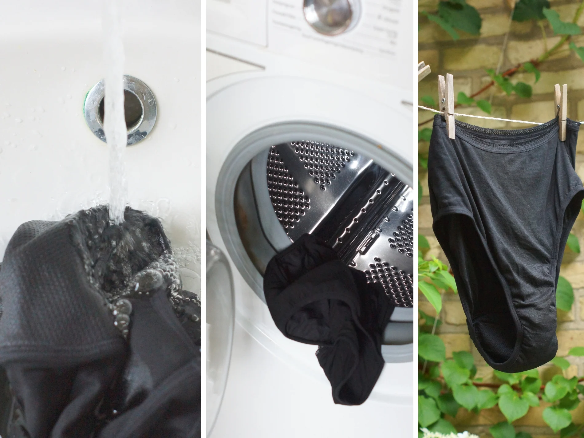 Vask af menstruationstrusser guide