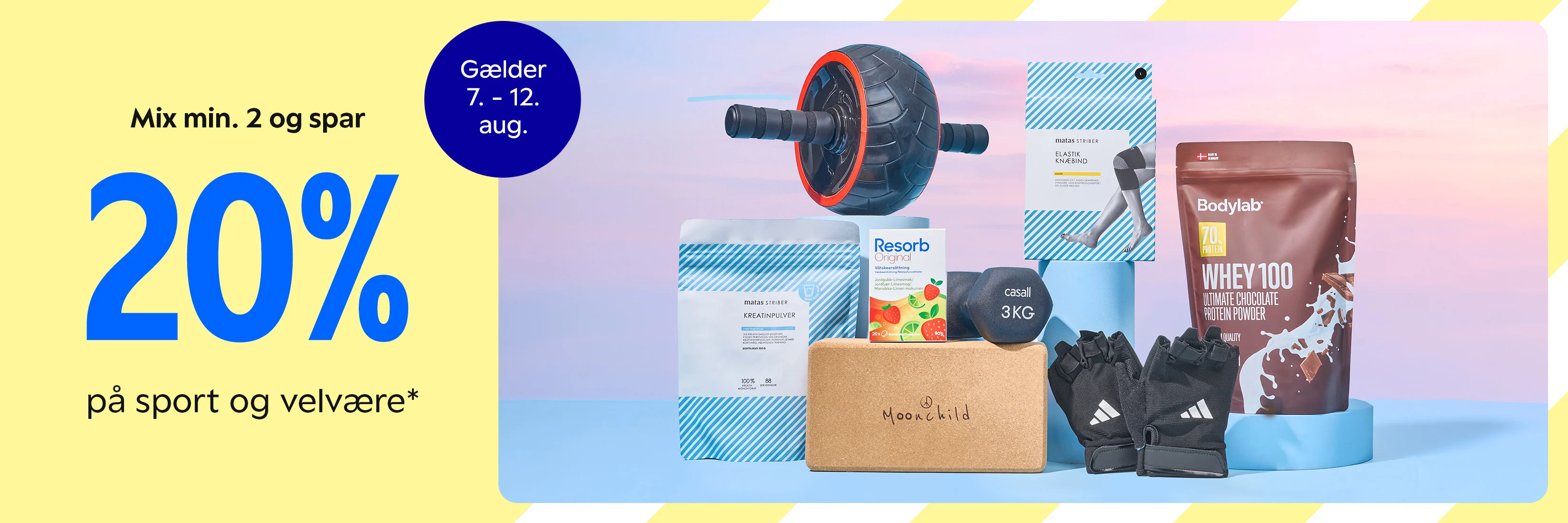 2632 Køb 2 spar 20% | Sport og velvære (7.-12. aug)
