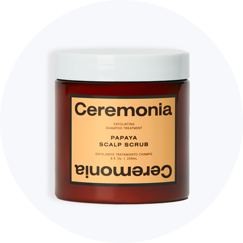 Ceremonia eksfolierende papaya hovedbundsscrub, 236 ml.