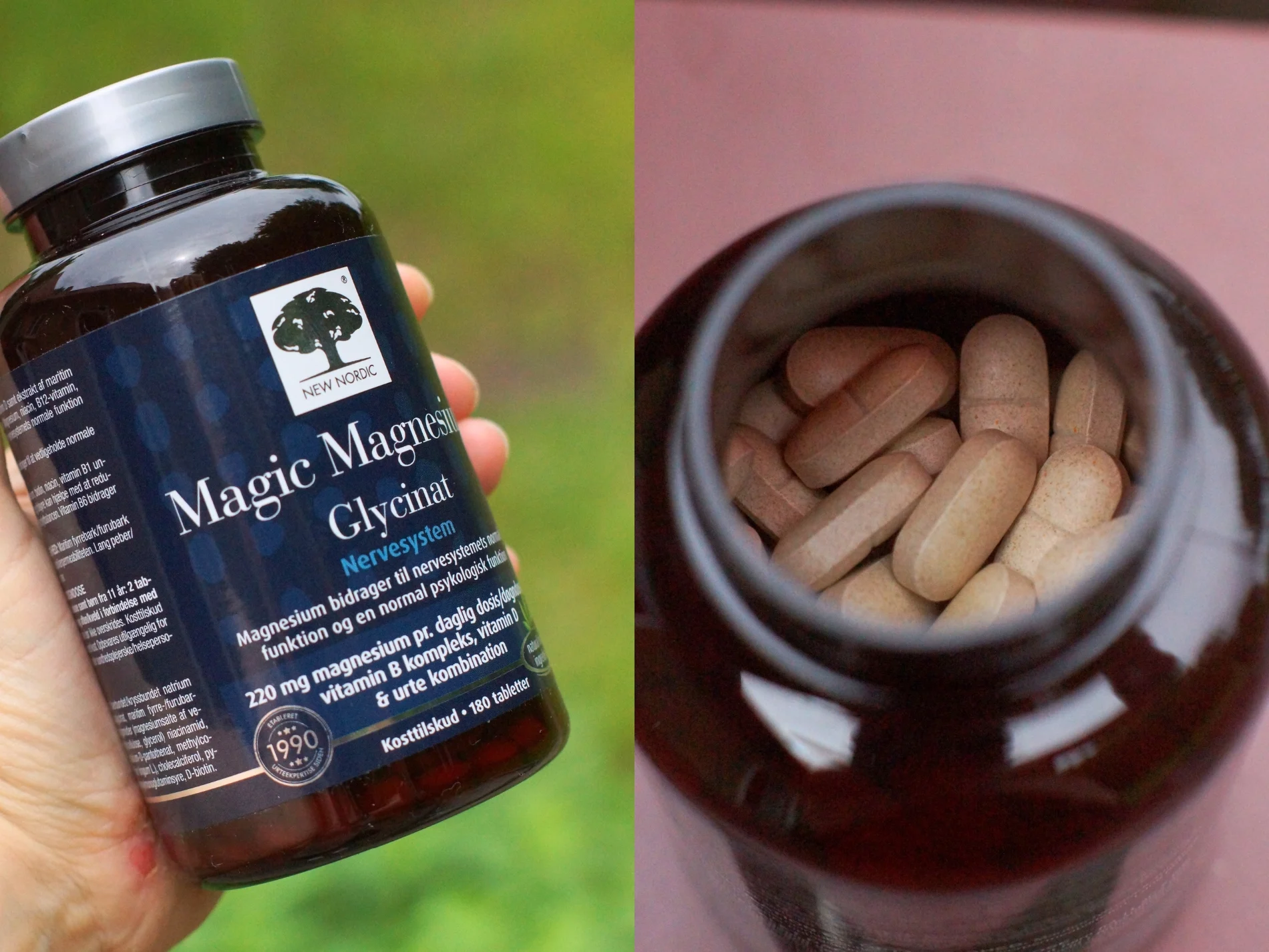 Billede af magnesium glycinat fra New Nordic