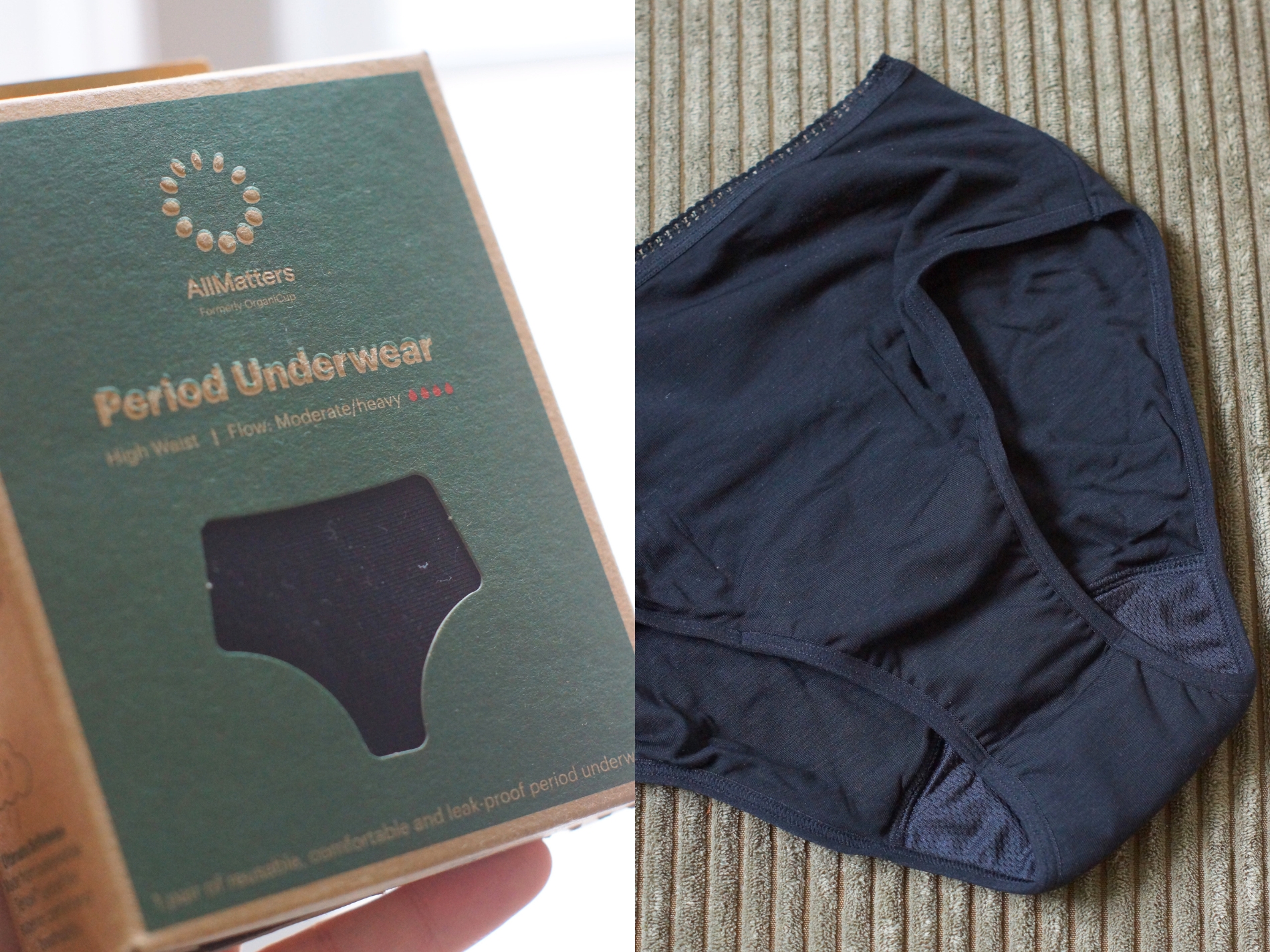 AllMatters high waist menstruationstrusser