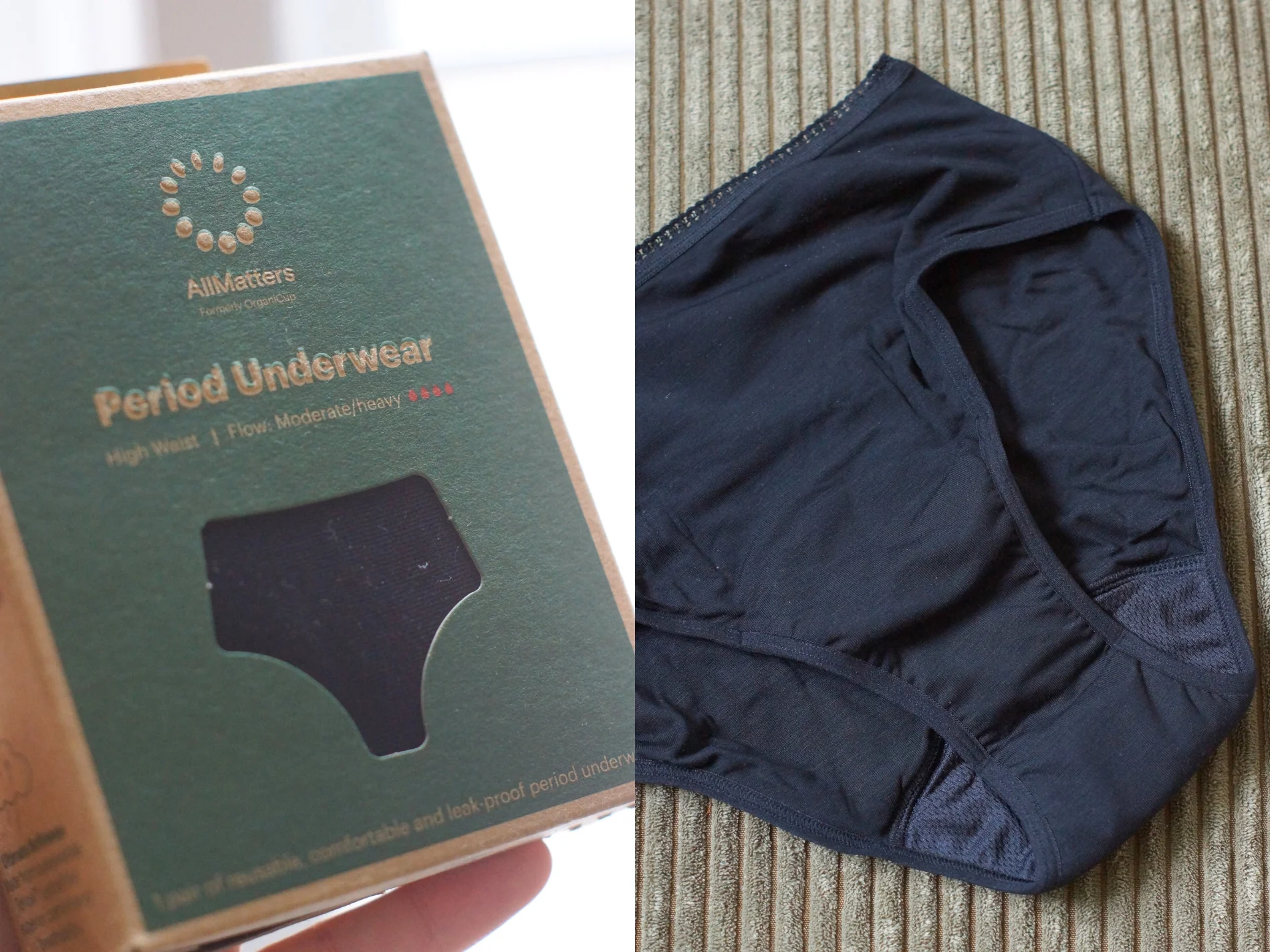 AllMatters high waist menstruationstrusser