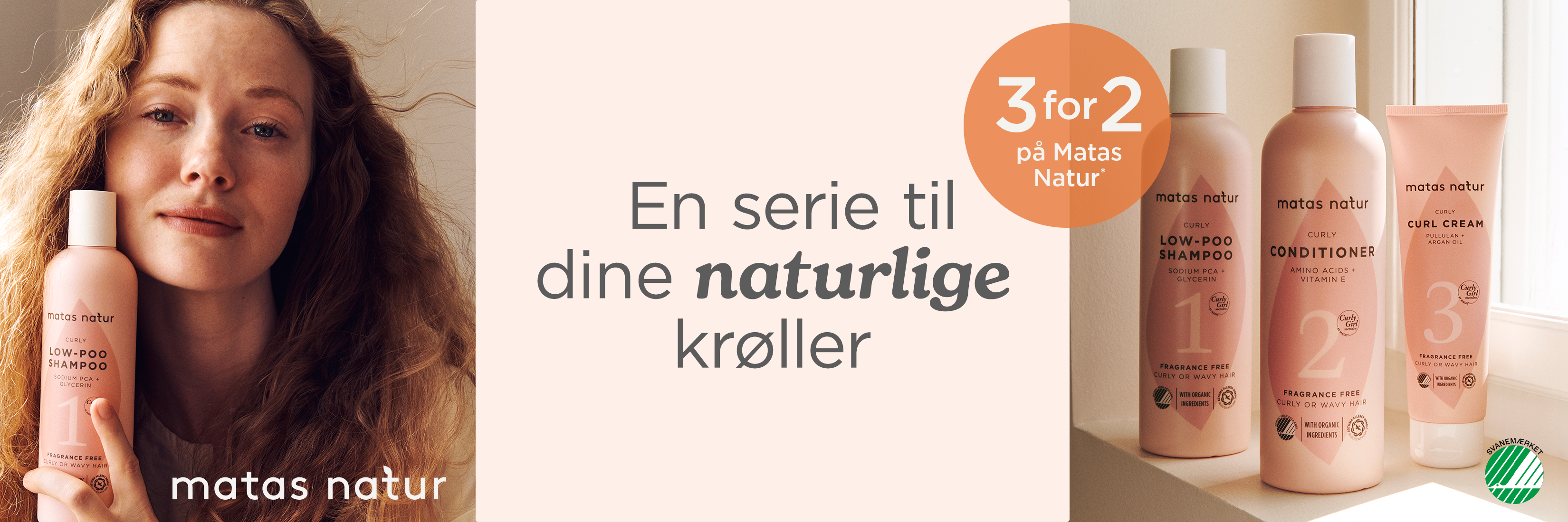 3 for 2 på matas natur curly