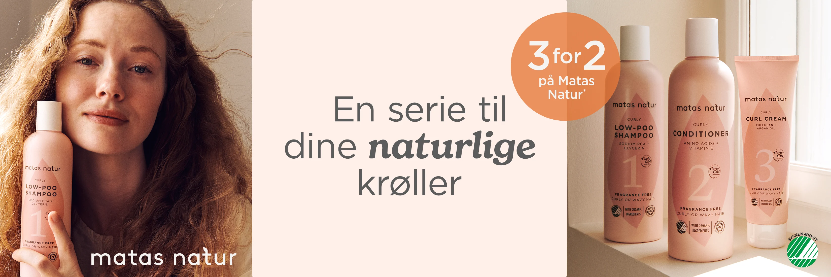 3 for 2 på matas natur curly