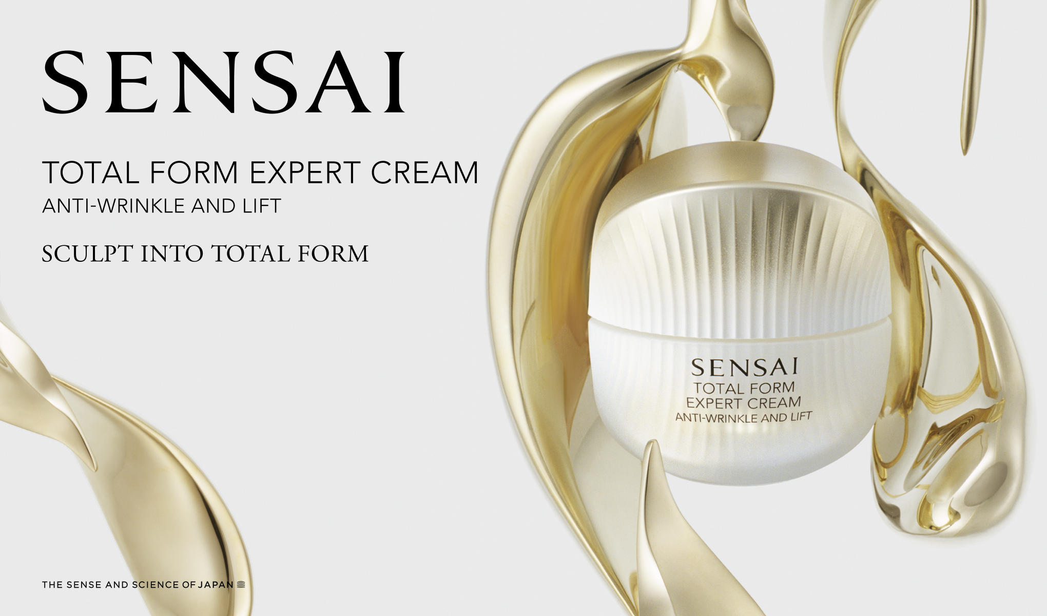 SENSAI TOTAL FORM EXPERT CREAM - Anti-rynke og løft. Skulpturer til total form. Japansk følelse og vitenskap.
