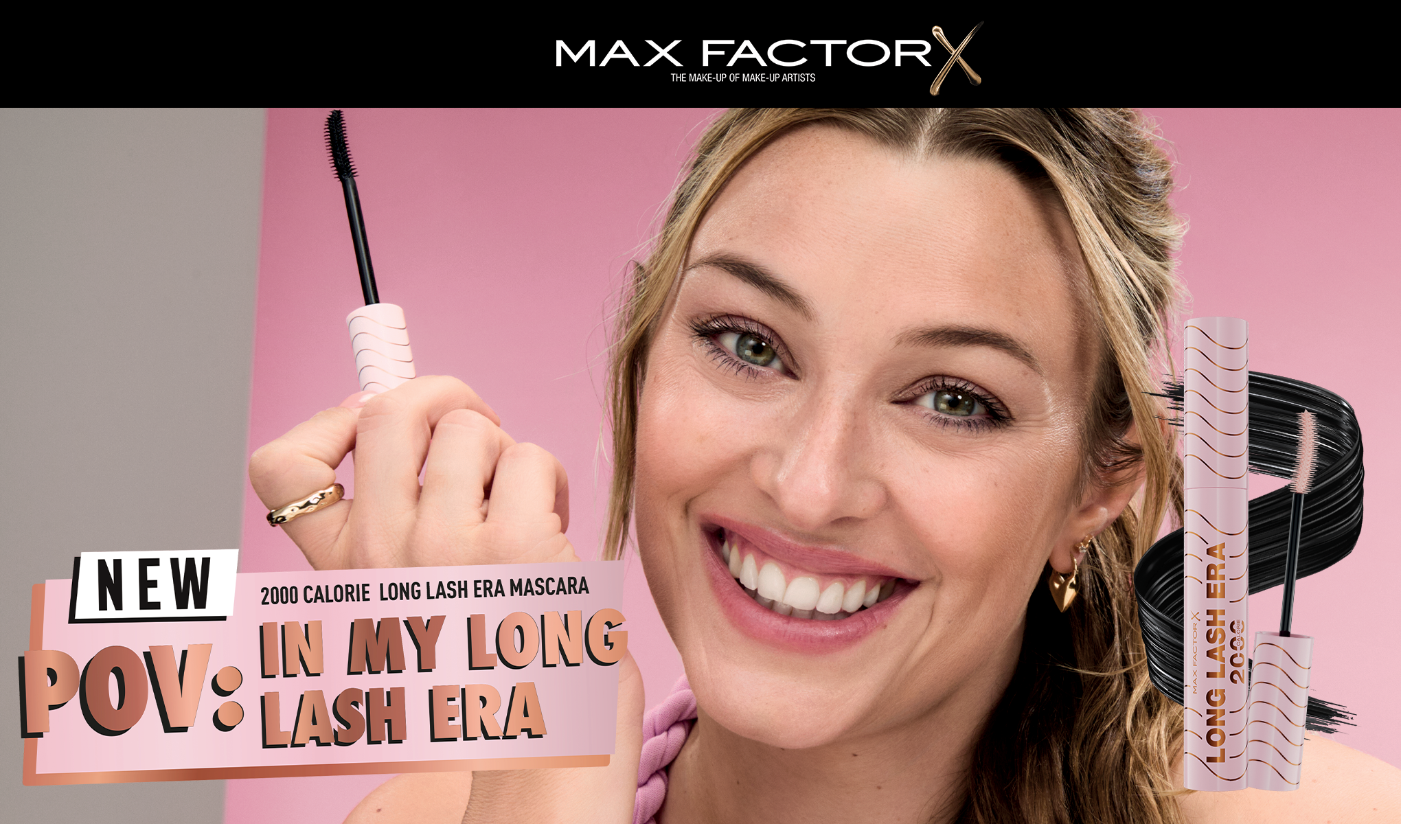 Max Factors nye 2000 Calorie Long Lash Era mascara for lange og fyldige vipper.