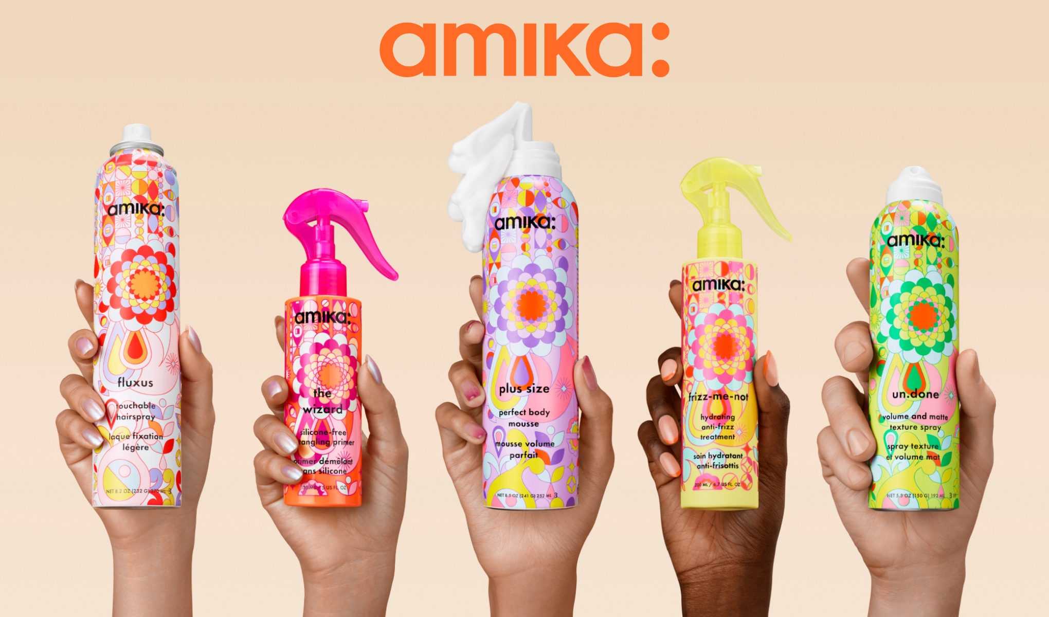 Produkter fra Amika.