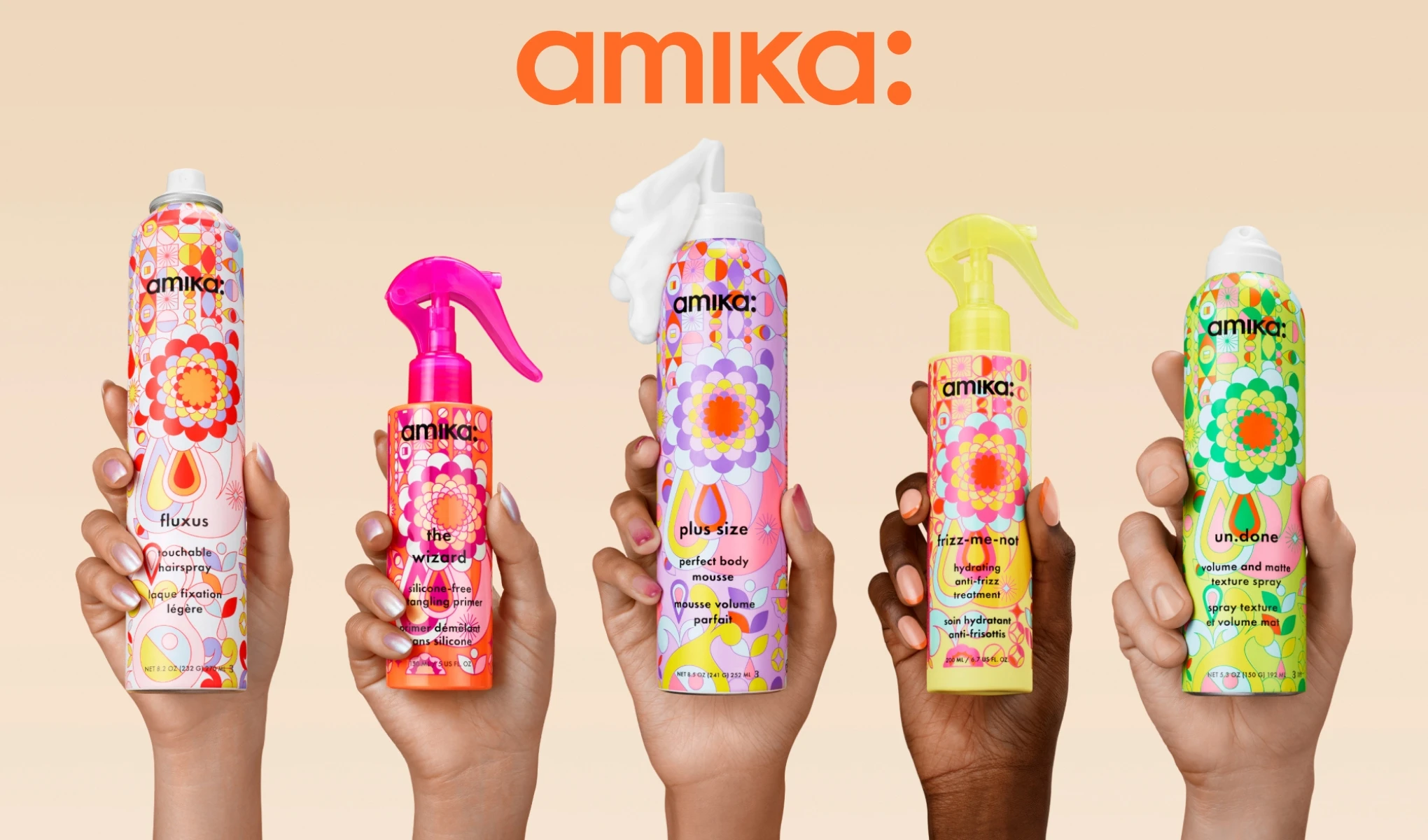 Produkter fra Amika.