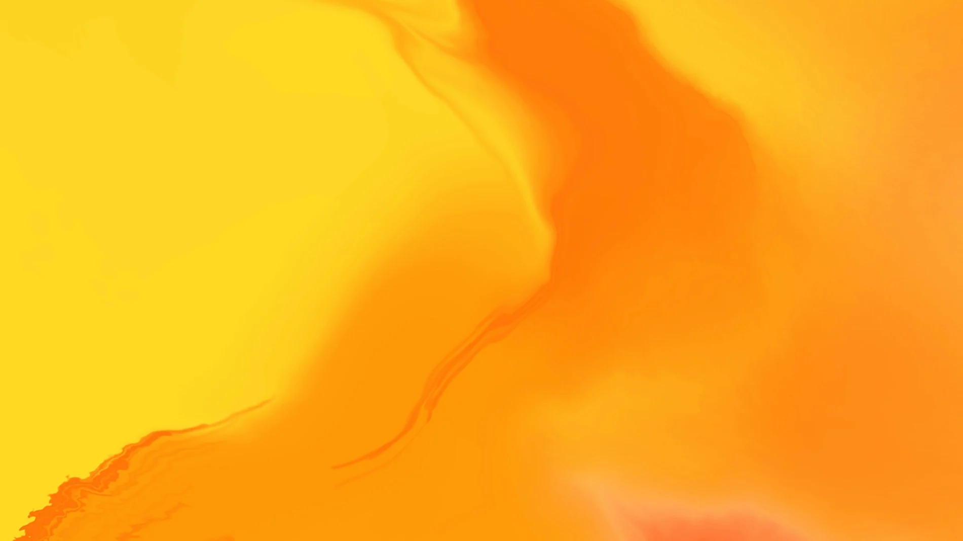Abstrakt bilde med varme farger i gult og oransje.
