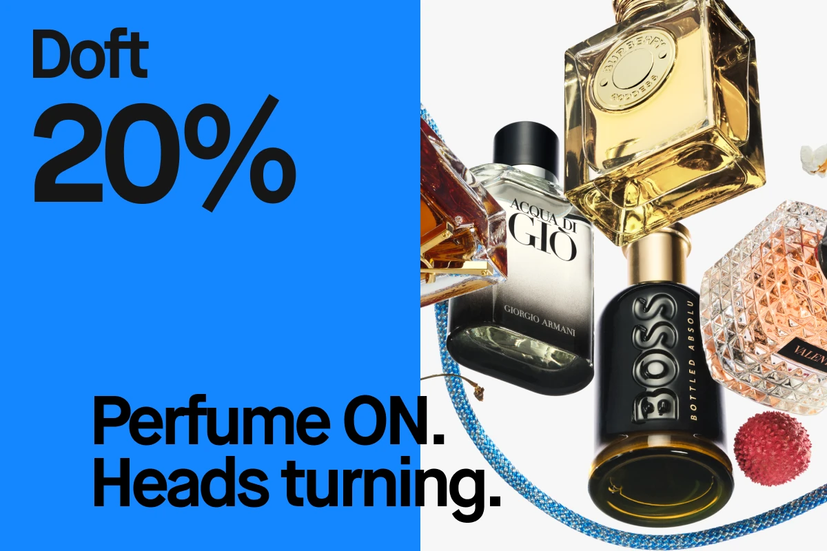 Parfymrabatt på 20% med flera parfymer, inklusive CK One från Calvin Klein. Perfume ON. Heads turning.
