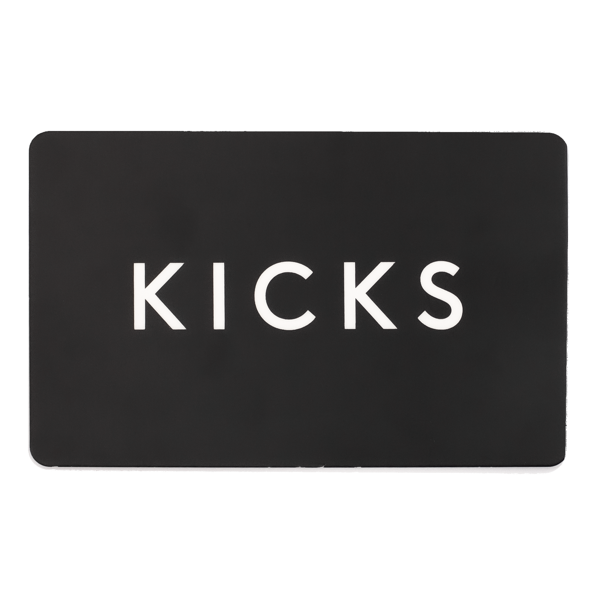 KICKS gift card