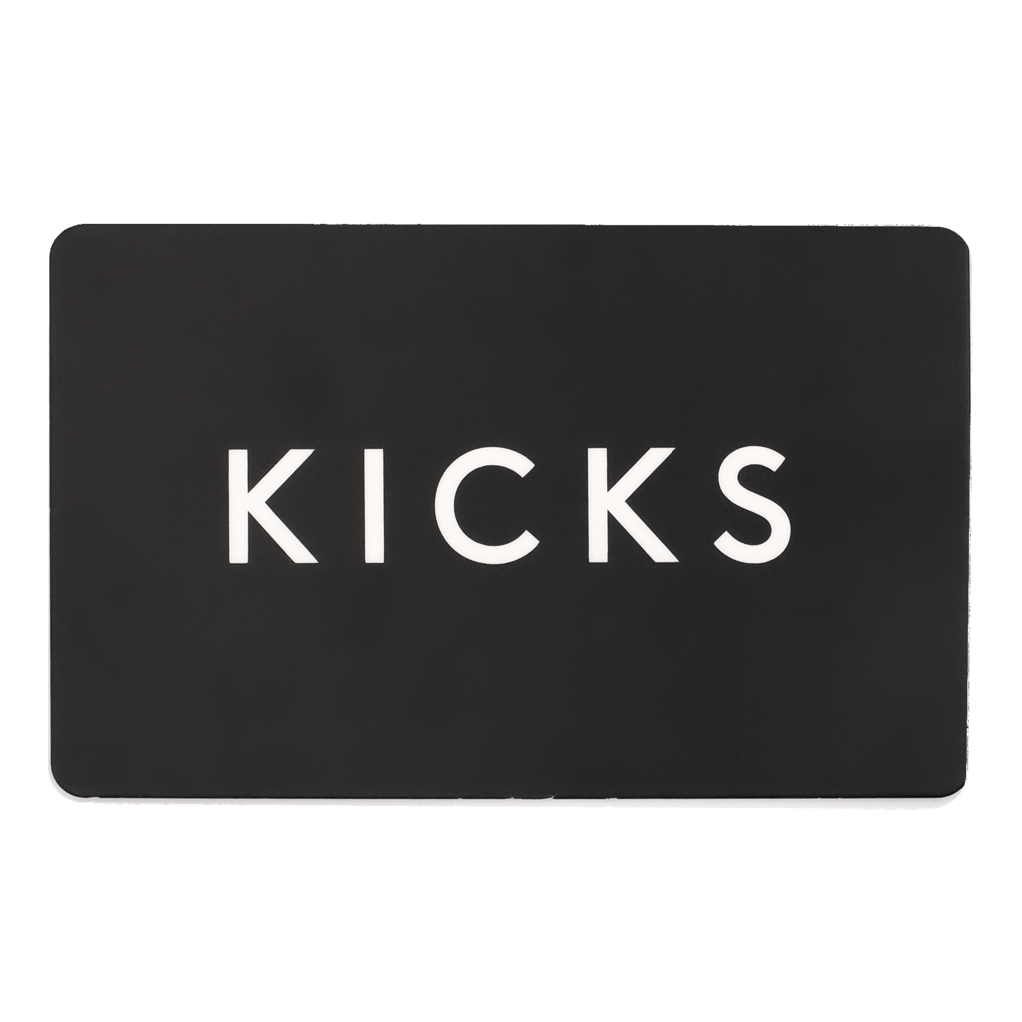 KICKS gift card