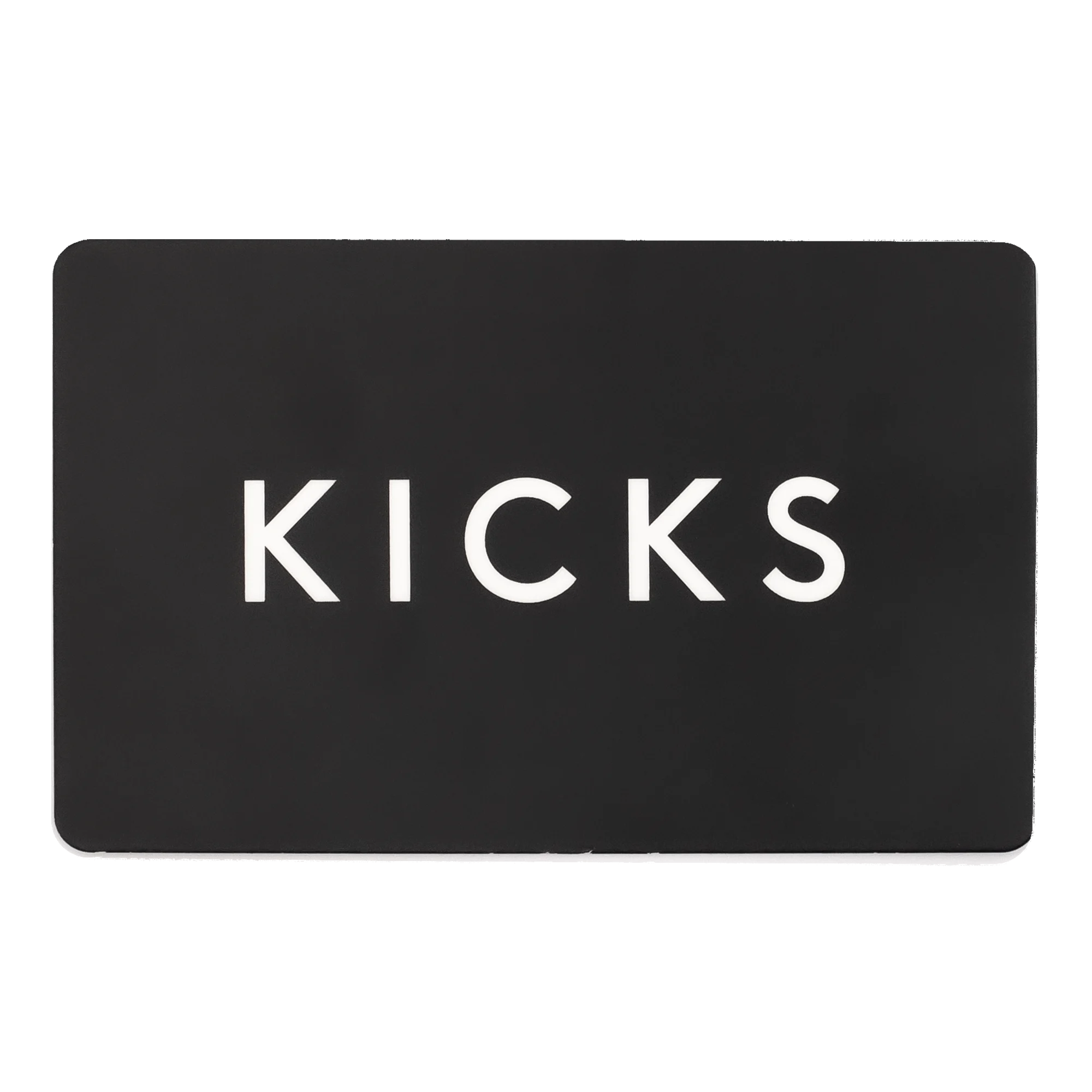 KICKS gift card