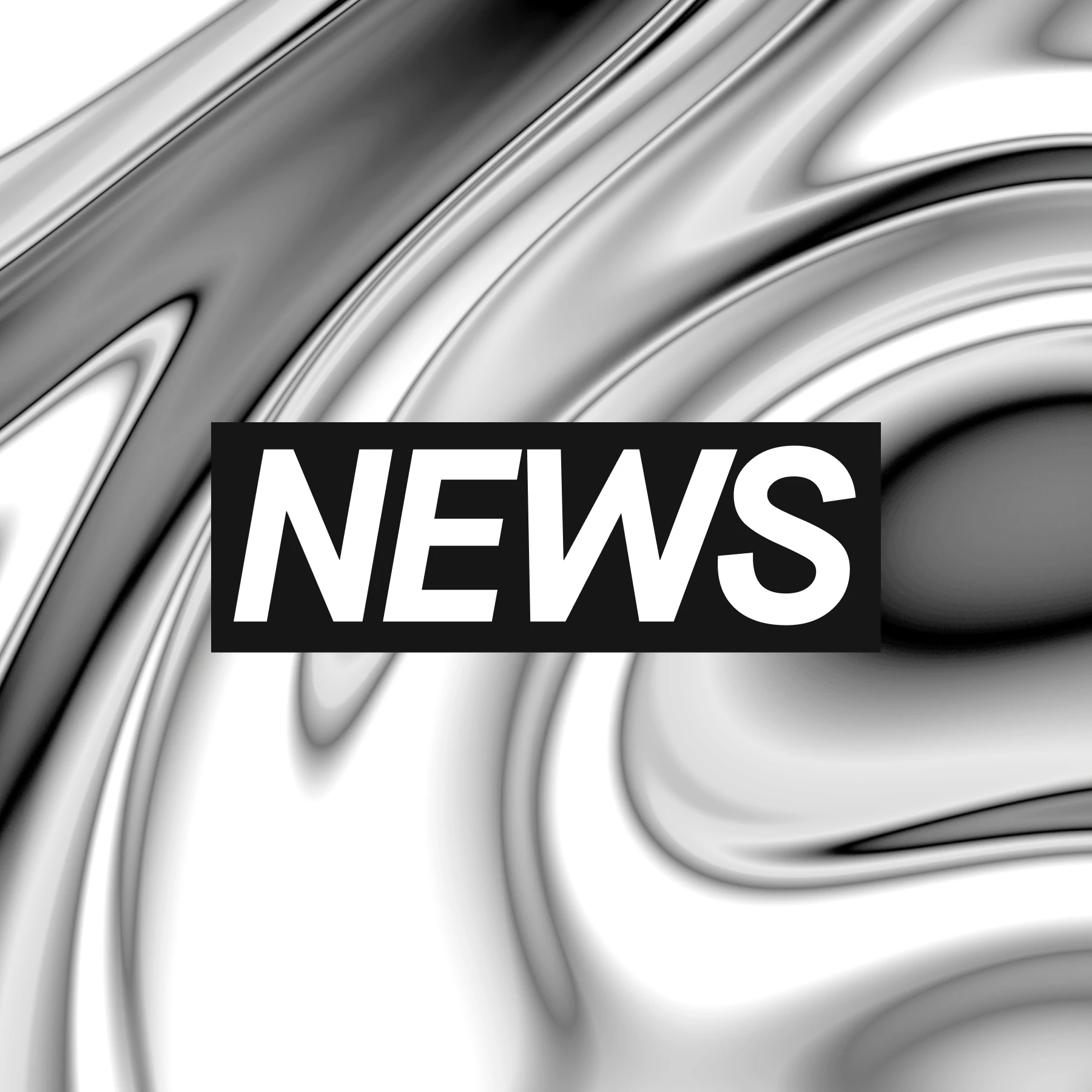 svartvit abstrakt bakgrund med texten "NEWS".