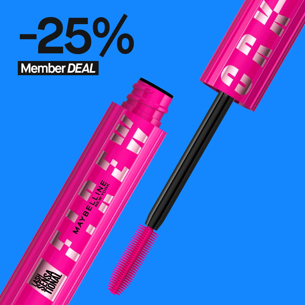 Maybelline Lash Sensational ripsiväri 25% alennuksella jäsenille