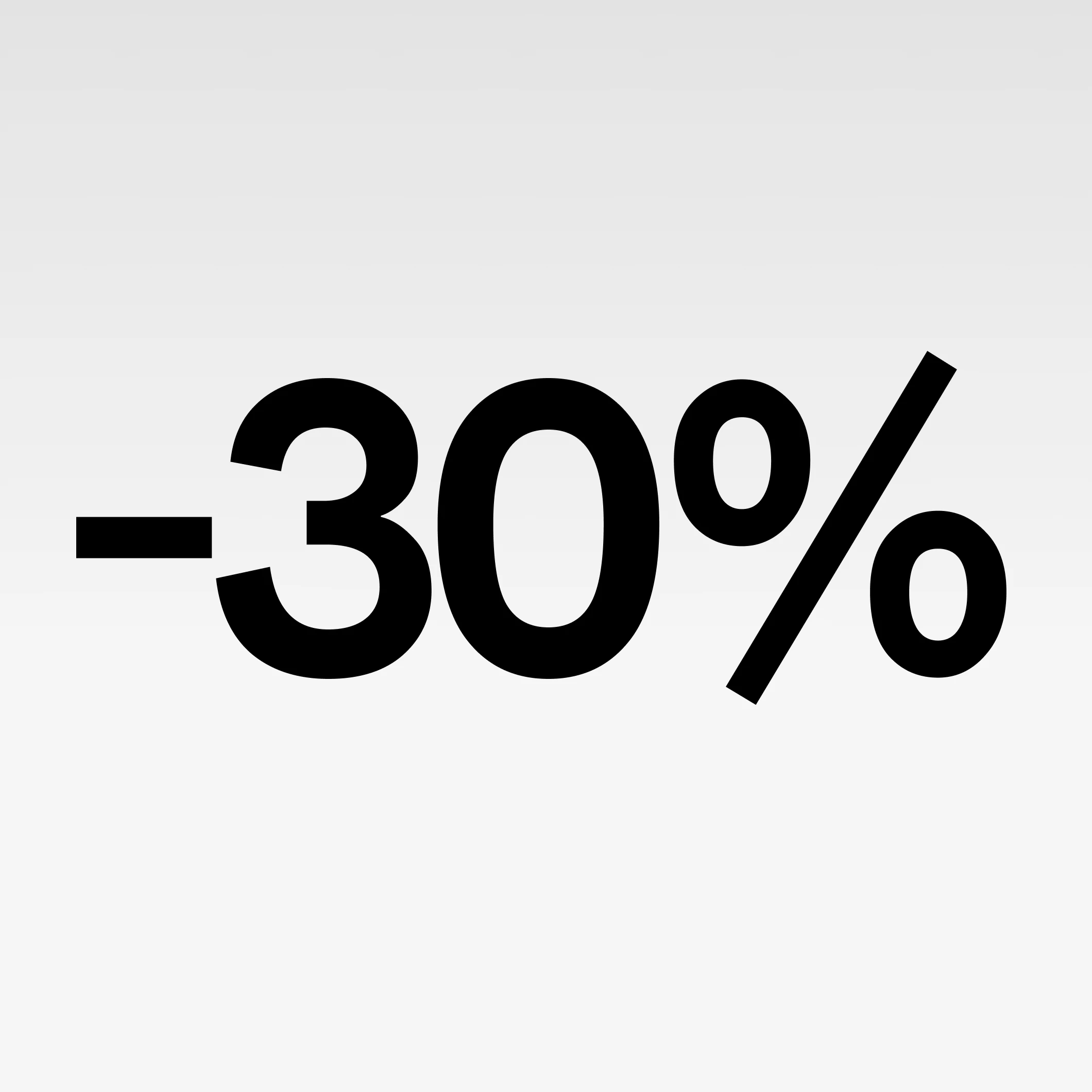 - 30%