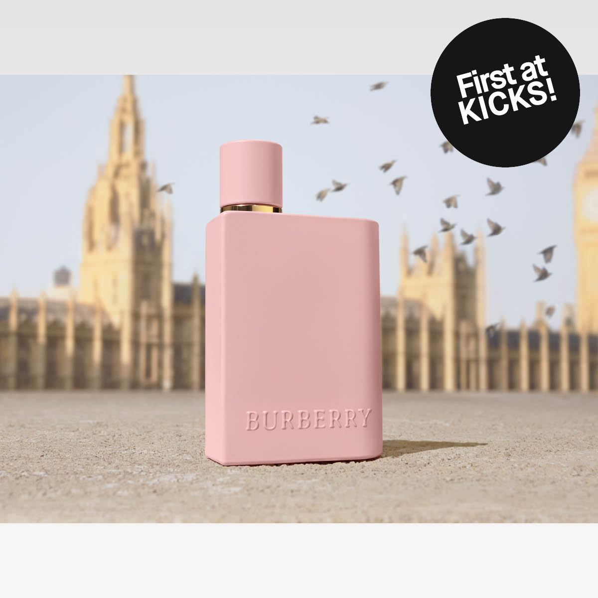 First at KICKS! Burberry Her 