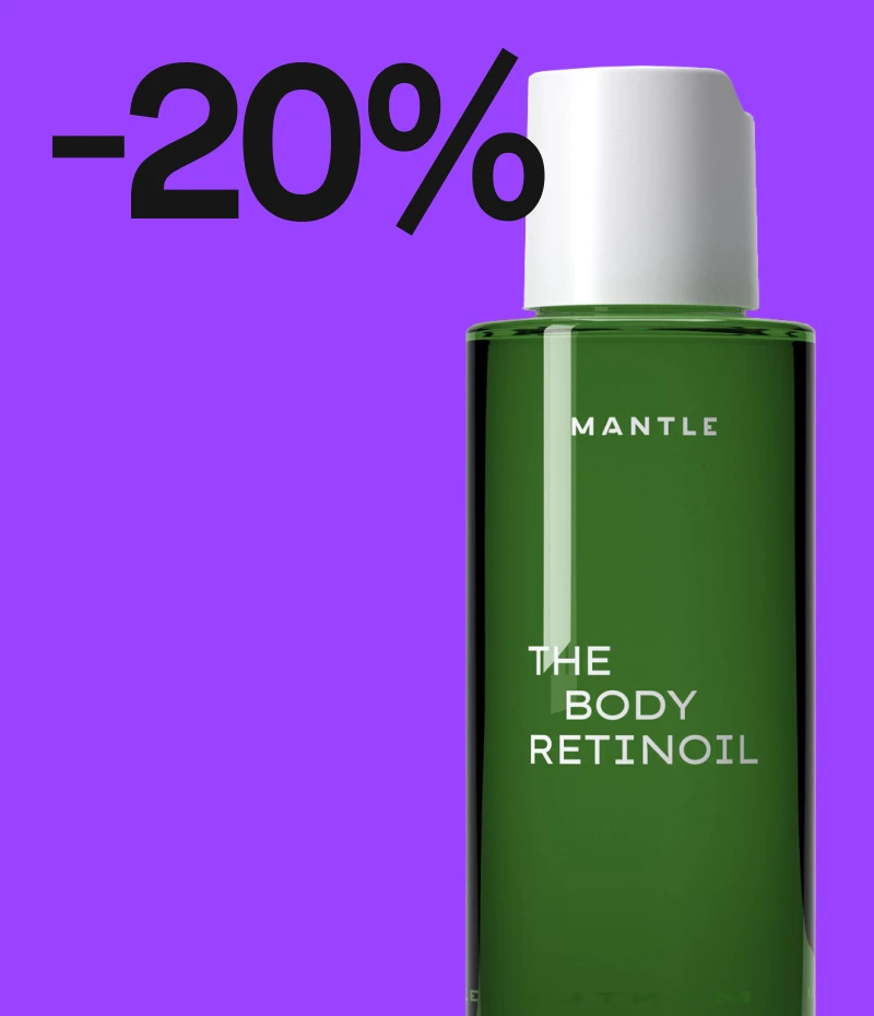 Mantle The Body Retinol -öljy, 20% alennus.