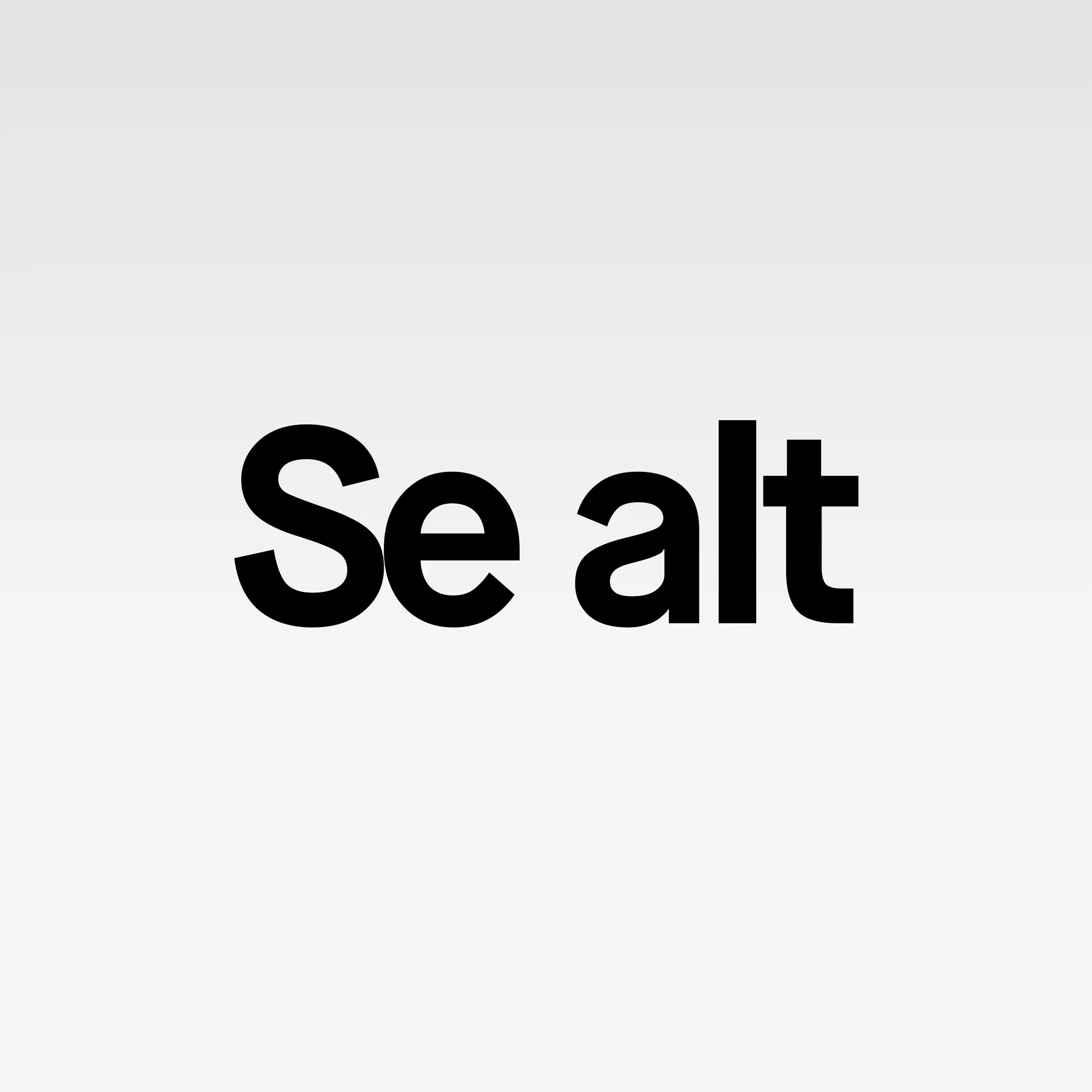 Se alt
