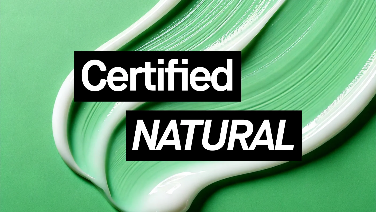 NATURAL" näkyy suurin valkoisin kirjaimin mustilla taustapalkkeilla.