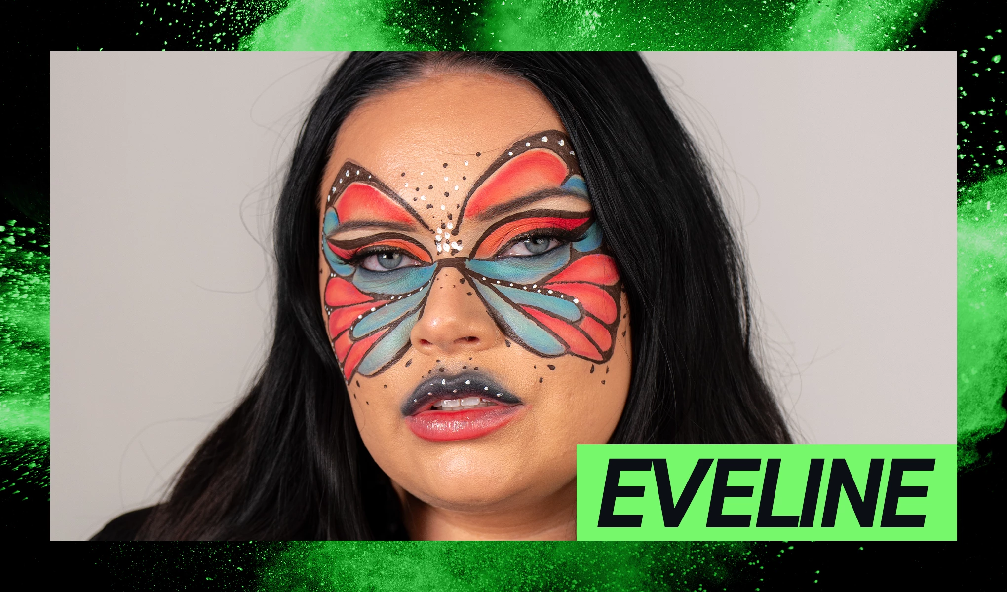 Eveline - en av finalisterna i Sveriges nästa makeupstjärna  