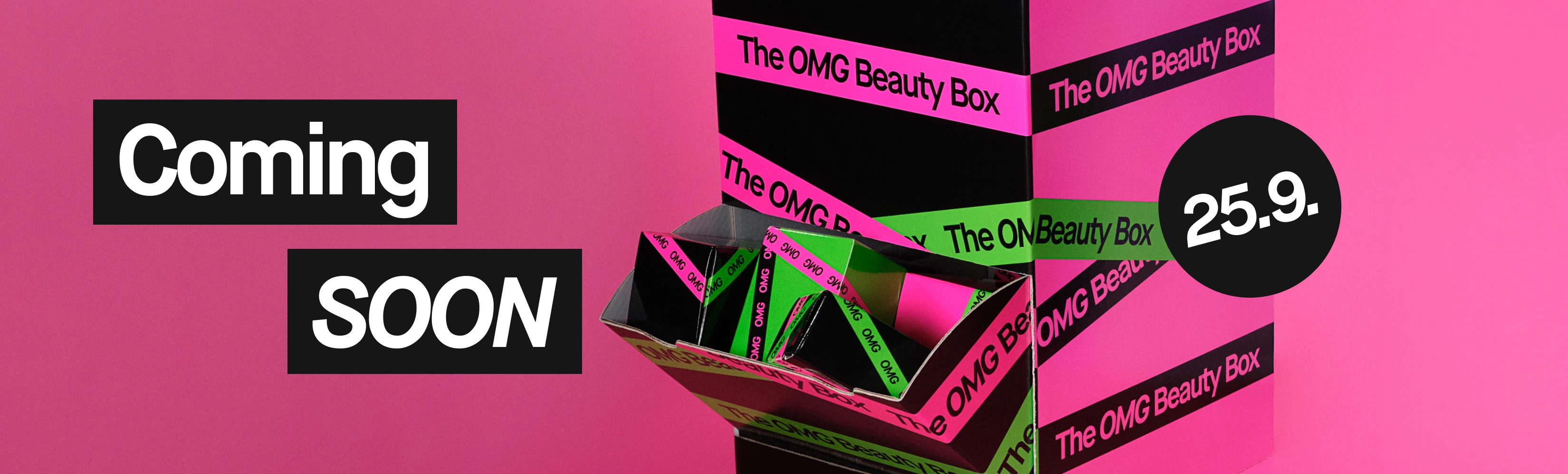 TULOSSA PIAN. The OMG Beauty Box, tuotteet näkyvillä sisältä, julkaistaan 25.9.