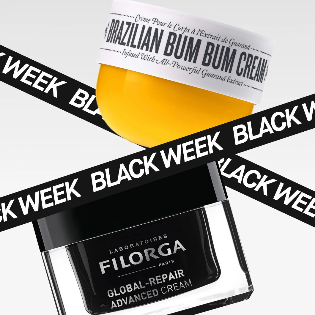 25% rabatt på typ all hudvård för medlemmar under Black Week. Filorga och Brazilian Bum Bum Cream ingår i erbjudandet.