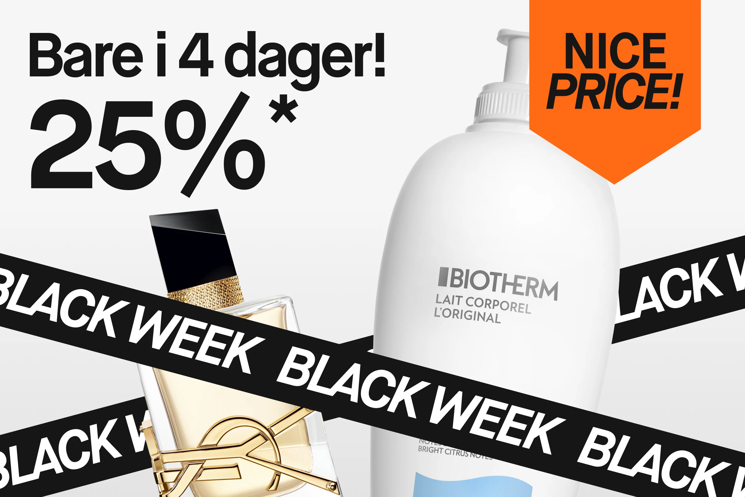 25% på Nice Price! Kun i 4 dager!
