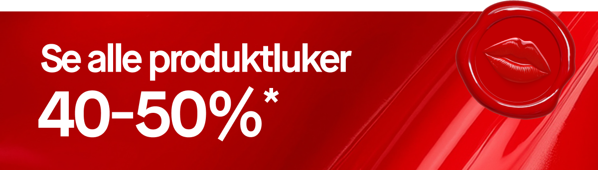 Se alle produktluker 40-50 %*