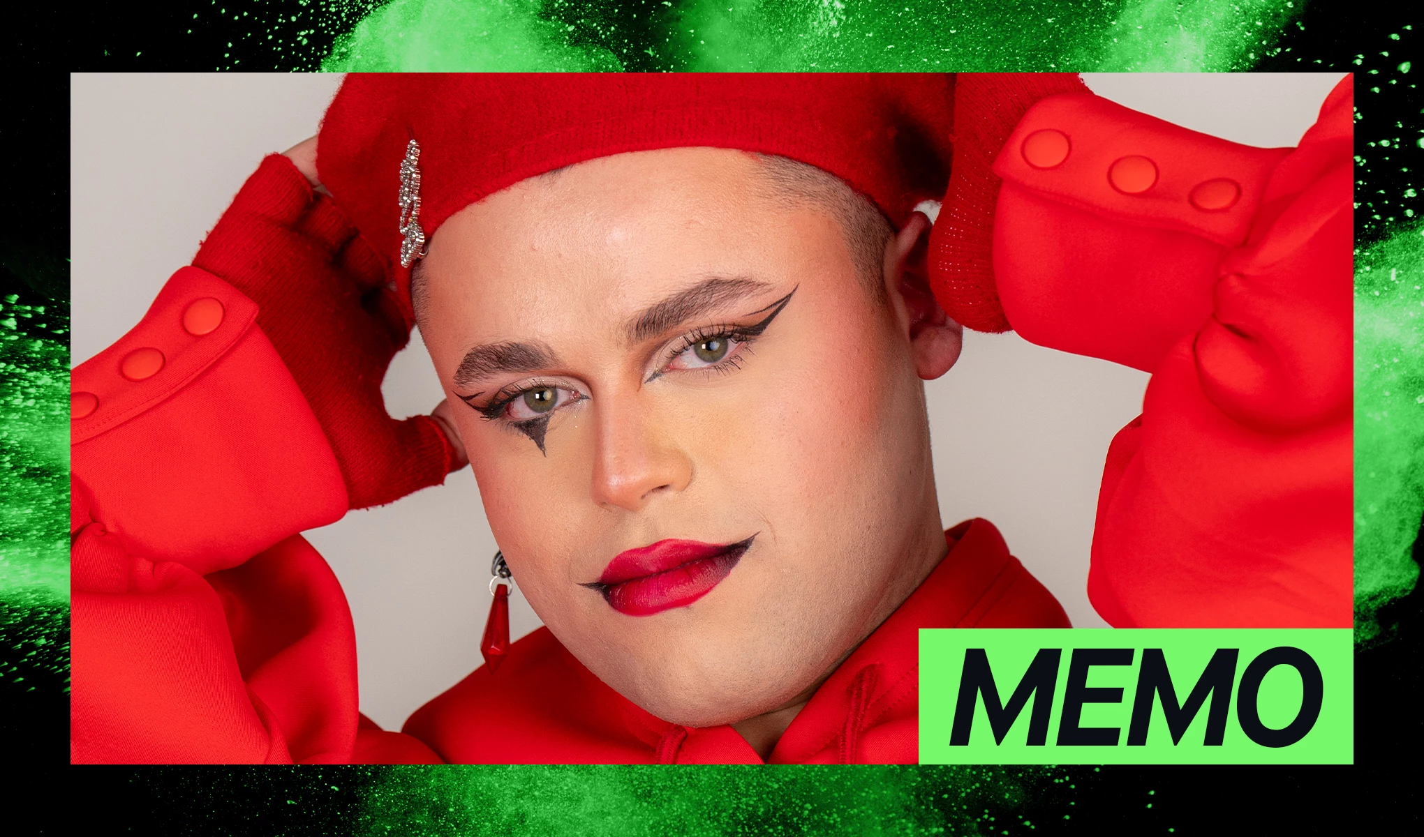 Memo är finalist i TikTok-serien Sveriges nästa makeupstjärna 