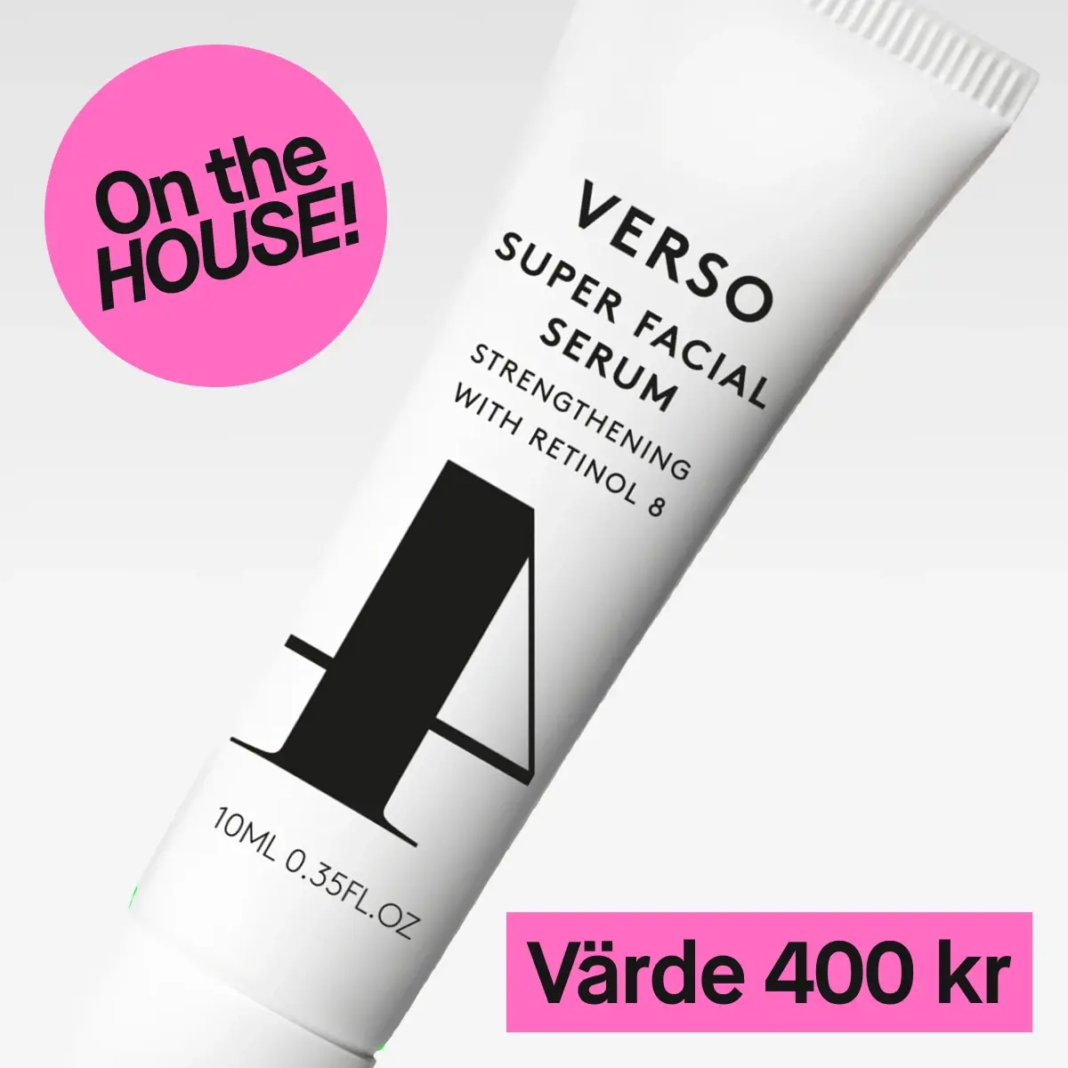 VERSO Super Facial Serum Strengthening With Retinol 8, 10ml. På köpet! Värde 400 kr.