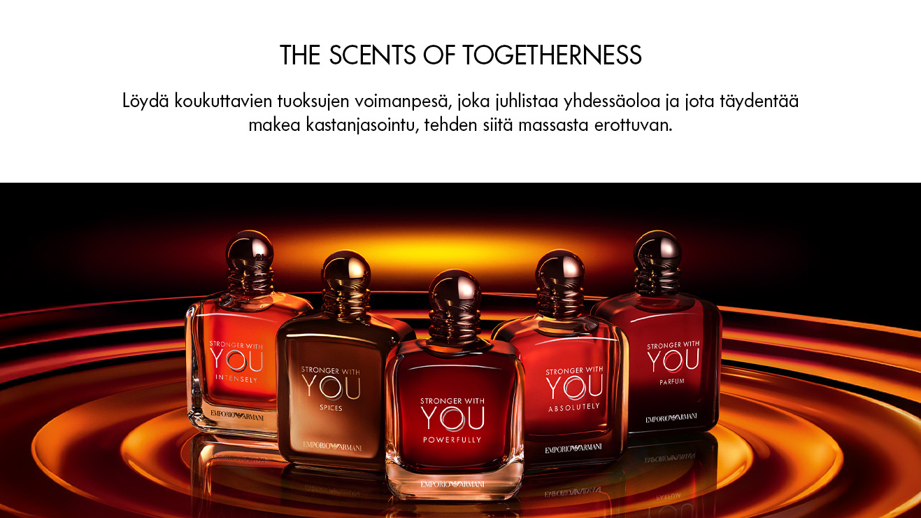 THE SCENTS OF TOGETHERNESS  Löydä koukuttavien tuoksujen voimanpesä, joka juhlistaa yhdessäoloa ja jota täydentää makea kastanjasointu, tehden siitä massasta erottuvan.