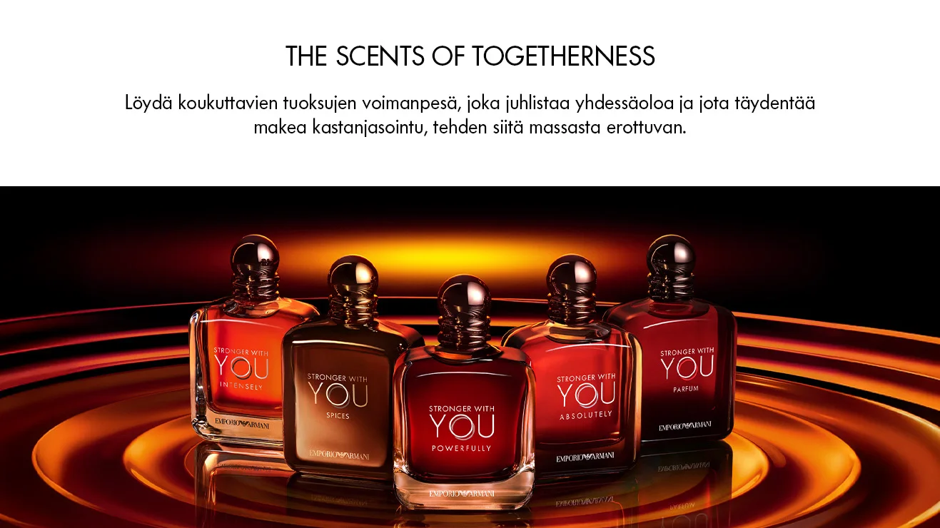 THE SCENTS OF TOGETHERNESS  Löydä koukuttavien tuoksujen voimanpesä, joka juhlistaa yhdessäoloa ja jota täydentää makea kastanjasointu, tehden siitä massasta erottuvan.