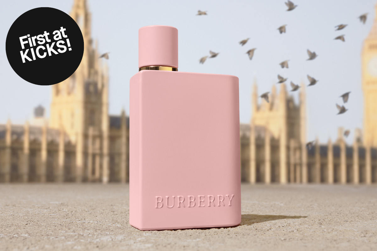 First at KICKS! Burberry Her 