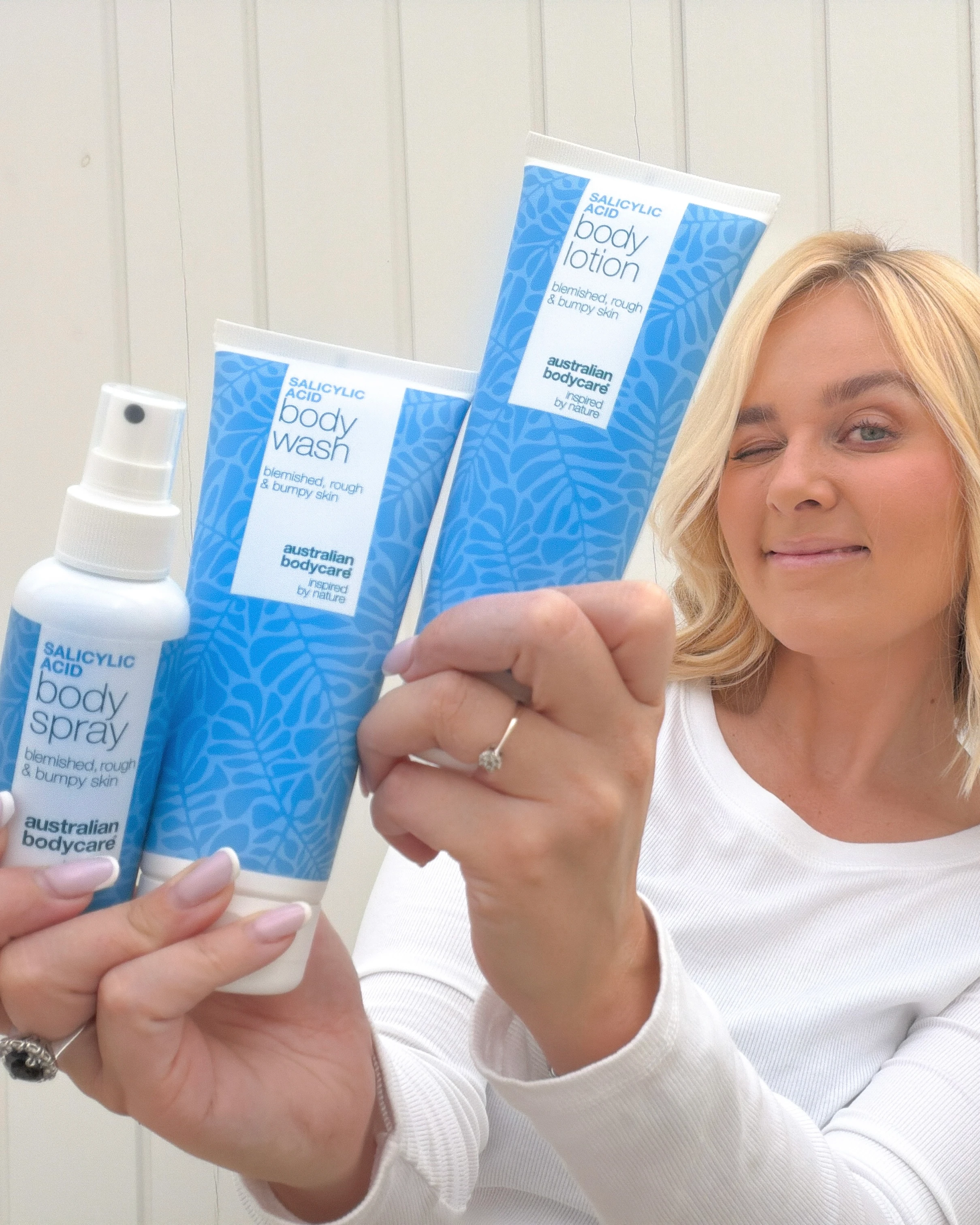 Tre produkter fra Australian bodycare