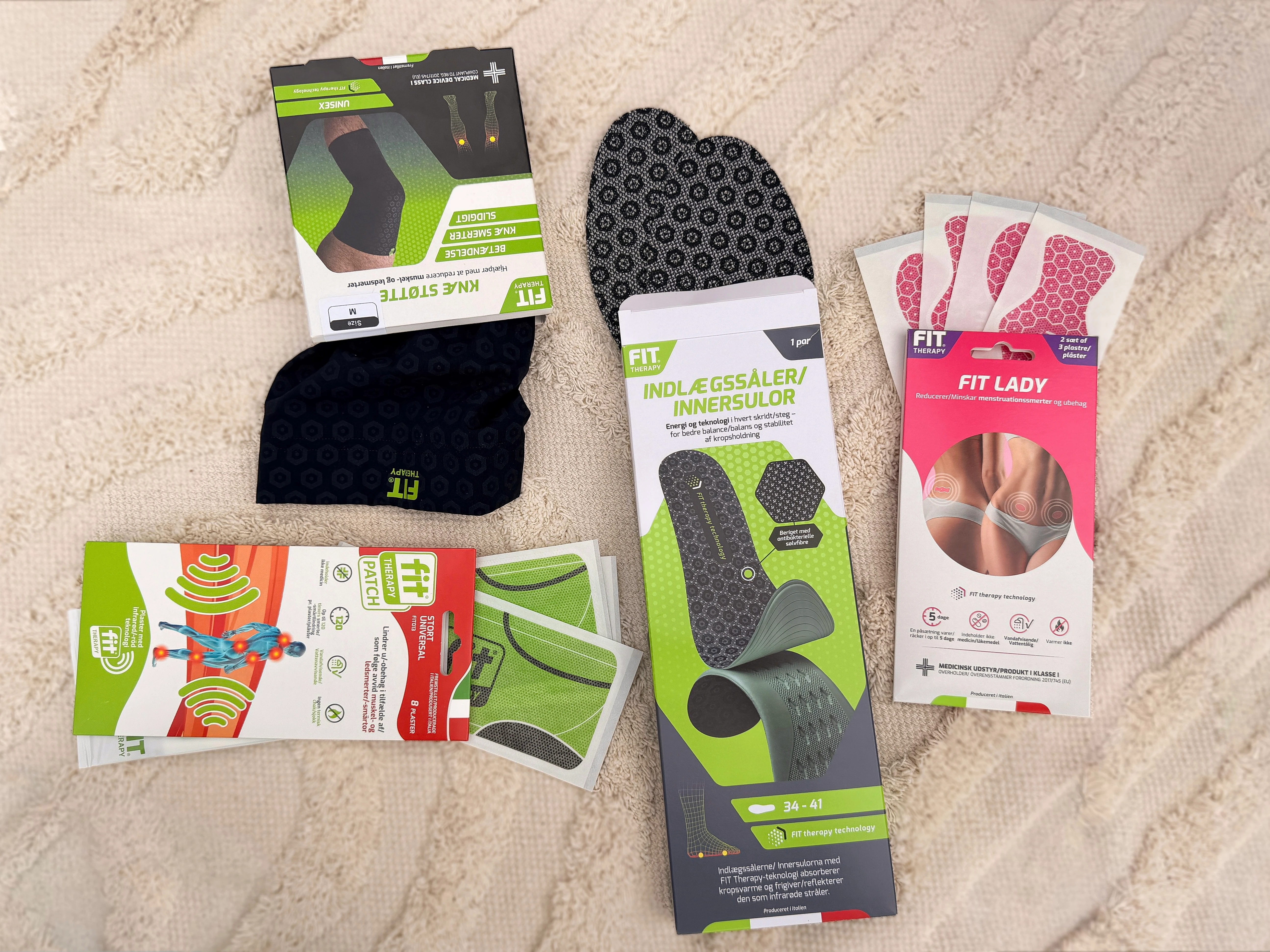 fire produkter fra fit therapy