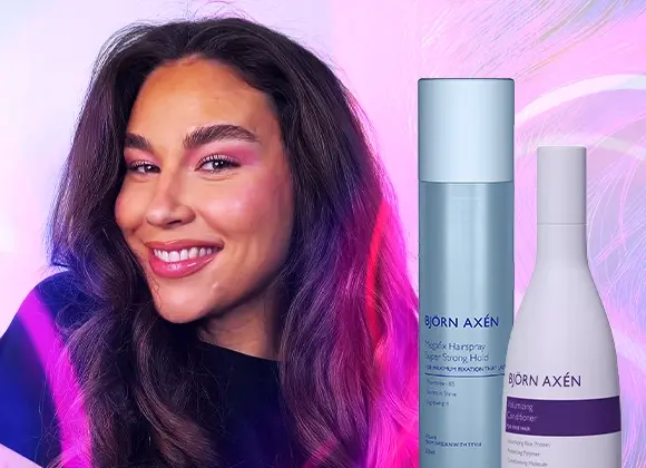 Hudhälsa och glow fortsätter att vara centralt i vårens skönhetstrender och vi ser bland annat att hybridprodukter som kombinerar hudvård och makeup är fortsatt populära. För att skapa årets festlook har Louise satsat just på underlaget och att arbeta med cremiga produkter för en sömlös finish.      Till sin hjälp har hon produktserien Halo Glow från e.l.f. som består av lätta och byggbara formuleringar. Här hittar vi just hudvänliga ingredienser som vårdar och återfuktar, samtidigt som lystergivande pigment ger ett naturligt men effektfullt glow.     H2: Your skin but better  Louise grundar för den perfekta basen med en gelprimer och går sedan in med ett tunt lager av seriens stjärna: Halo Glow Liquid Filter, en flytande glow booster med lätt täckning som även kan blandas med en foundation för den som önskar. Ansiktet får färg och definition med e.l.f.s populära Beauty Wands med cushion-tip-applikator. Blush och contouring får på så sätt flyta in i varandra - och i den underliggande glow boostern - för en mjuk och naturligt skulpterad bas.     Tips!   Halo Glow Blush Beauty Wand funkar även toppen att applicera på ögonlocken eller i globlinjen för att binda ihop makeupens textur och nyanser ytterligare.    För att behålla den dewy känslan är det endast concealern som får ge extra teckning i denna look. För att sedan fästa den genomgående cremiga makeupen applicerar Louise ett fixeringspuder med en lätt utjämnande effekt men som fortfarande låter lystern vara kvar. Var inte rädd för detta steg, ditt glow kommer inte att försvinna! Du slipper bara att det flyter runt i ansiktet.    Makeupen får ytterligare hjälp på traven av Power Grip Dewy Setting Spray och avslutas sedan med en vattenfast mascara och kylande läppoljan Glow Reviver Plumping Lip Oil i nyansen Burst Bubble som plockar upp tonen från rougen.