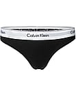 Calvin Klein Undertøj Modern Thong Black Sort S