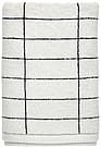 Mette Ditmer TILE STONE Gæstehåndklæde Black/ Off-white 38 x 60 cm
