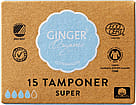 Ginger Organic Tampon u/indføring - Super 15 stk
