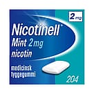 Nicotinell Mint Tyggegummi 2 mg 204 stk