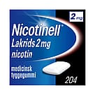 Nicotinell Lakrids Tyggegummi 2 mg 204 stk