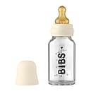 BIBS Baby Glass Bottle Complete Set Latex Ivory