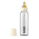 BIBS Baby Glass Bottle Complete Set 225 ml Ivory
