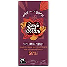 Seed & Bean Mørk Chokolade 58% Hasselnød Ø 85 g