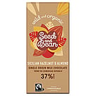 Seed & Bean Mælkechokolade 37% Hasselnød og Mandel Ø 85 g
