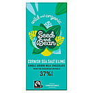 Seed & Bean Mælke Chokolade 37% Cornish Sea Salt & Lime Ø 85 g