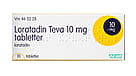 Loratadin Teva 10 mg tabletter 10 stk.